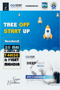 Lire la suite à propos de l’article Info Day TAKE OFF STARTUP ISET et centre d&rsquo;affaires Mahdia